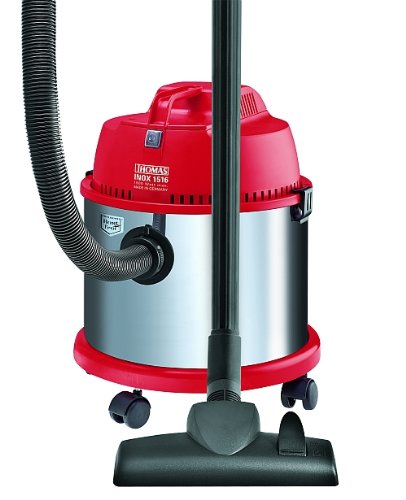 Comprar Thomas INOX 1516 Drum vacuum cleaner 16L 1500W Negro, Metálico, Rojo - Aspiradora (Drum vacuum, Seca y húmeda, Hogar, Negro, Metálico, Rojo, De plástico, 220 - 240 V) al mejor precio