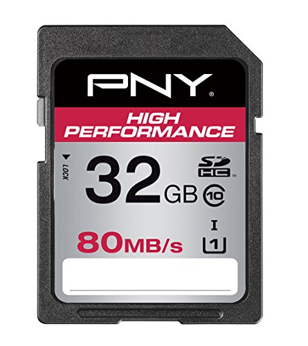 Comprar PNY - Tarjeta de memoria SDHC (32 GB, clase 10, UHS1, 80 MB/s de lectura, 40 MB/s de escritura) al mejor precio