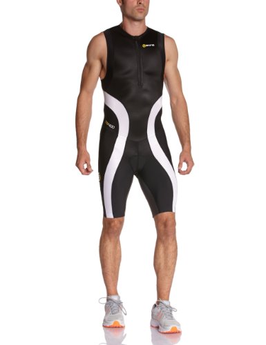Comprar SKINS TRI400 Mono sin mangas de triatlón Hombre negro/blanco M al mejor precio