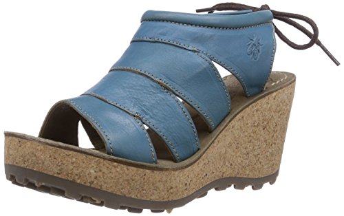 Comprar Fly London GOLA - Sandalias de cordones de cuero para mujer, color turquesa (turquoise), talla 36 al mejor precio