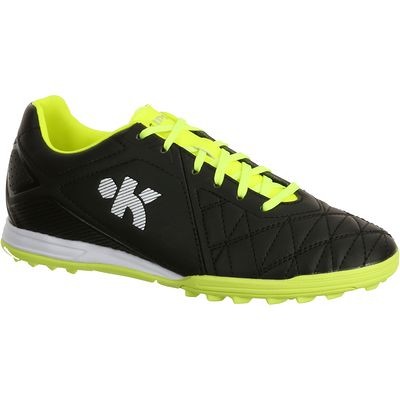 Comprar Botas de fútbol para niños terrenos duros Agility 500 negro amarillo Kipsta KIPSTA al mejor precio