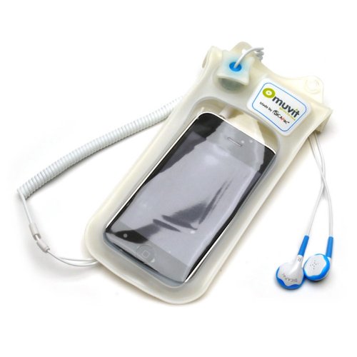 Comprar Muvit Waterproof - Pack de accesorios para teléfono (incluye funda, auriculares estéreo) al mejor precio