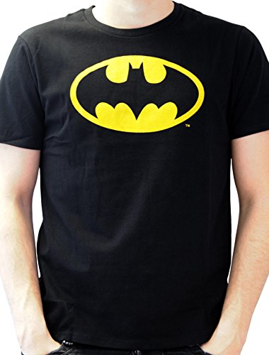 Comprar Batman Batman logo - Camiseta para hombre, color negro, talla L/L al mejor precio