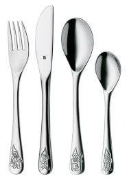 Comprar WMF Kinderbesteck Zwerg 4-teilig - Inhalt: 1x Löffel, 1x Gabel, 1x Messer, 1x Kleiner Löffel. Material: Cromargan® acero fino Rostfrei 18/10, poliert, spülmaschinenfest al mejor precio