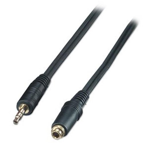 Comprar Lindy 35462 - Cable de audio premium con conector 3,5 mm macho a conector 3,5 mm hembra - 2 m, negro al mejor precio