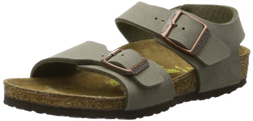Comprar Birkenstock New York Birko-Flor - Sandalias bio, Gris (Gris (Stone)), 38.0 S EU al mejor precio