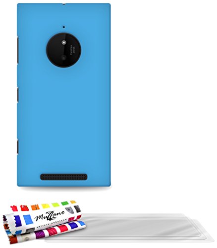 Comprar Muzzano F869340 - Funda para Nokia Lumia 830, incluye 3 protecciones de pantalla, color azul lago al mejor precio