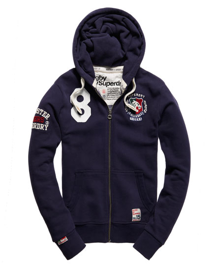 Comprar Sudadera con capucha y cremallera Leicester Rugby al mejor precio