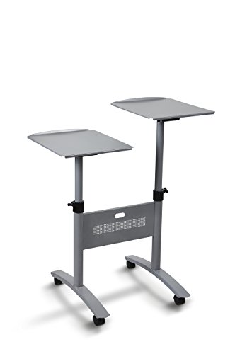 Comprar Nobo 1900791 - Mesa multimedia, 120 x 82 x 5 cm, 2 bandejas al mejor precio