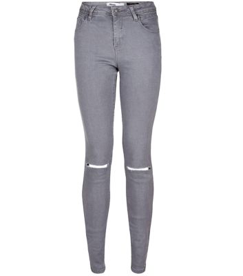 Comprar Tall 36in Grey Ripped Ripped Knee Jeans al mejor precio