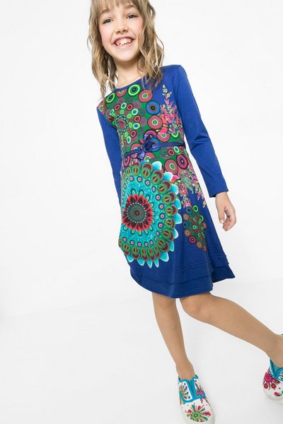 Comprar Desigual - Mujer - Vestido de manga larga para niña - Shon Rep - Size 11/12 al mejor precio