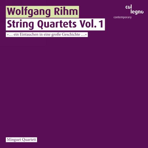 Comprar Wolfgang Rihm : String Quartets, Vol. 1 (Nos. 1-4) al mejor precio