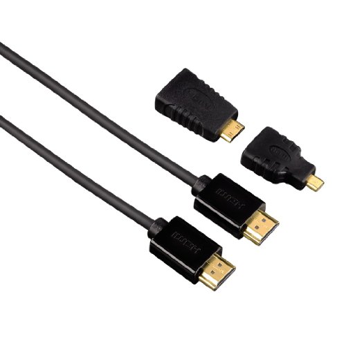 Comprar Hama 74242 - Cable HDMI (1.5 m) y adaptador Mini y Micro al mejor precio