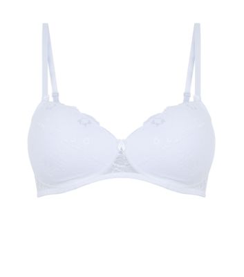 Comprar Maternity White Lace Nursing Padded Bra al mejor precio
