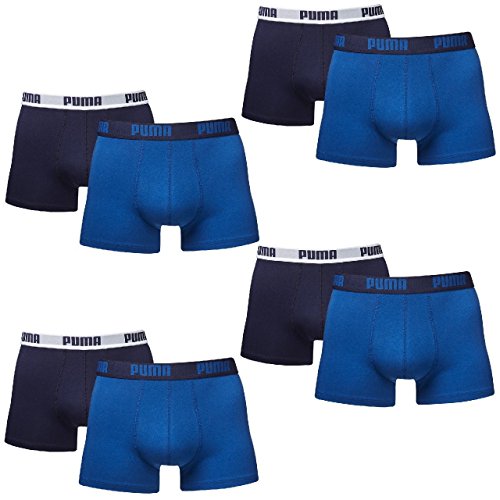 Comprar Puma Basic - Bóxer básico calzoncillo para hombres en muchos colores (paquete de 8) - XL, azul auténtico al mejor precio
