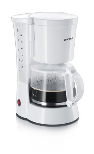 Comprar Severin KA 4488 - Cafetera (Independiente, Color blanco, Goteo, De café molido, Café, Totalmente automática) al mejor precio