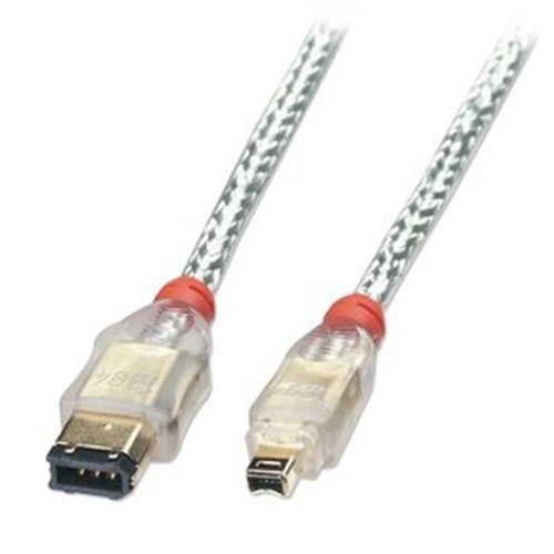 Comprar Lindy 30873 - Cable FireWire premium 4 pin macho a 6 pin macho, 4.5 m, transparente al mejor precio