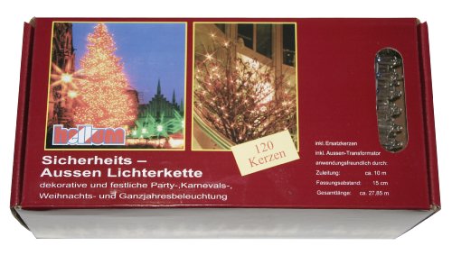 Comprar Hellum 501216 - Guirnalda pequeña para interiores y exteriores (120 piezas) de 27,85 m, incluye transformador al mejor precio