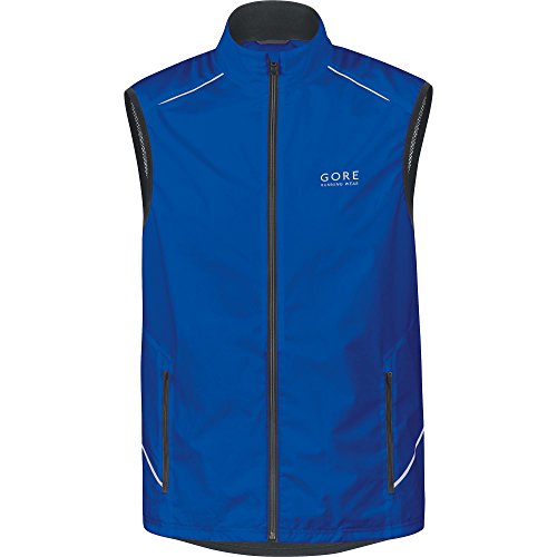 Comprar Gore Running Wear Essential Windstopper Active Shell - Chaleco para hombre, color azul, talla S al mejor precio