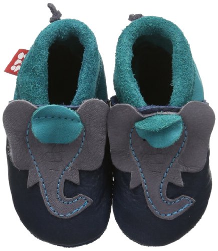 Comprar Pololo Jonathan tobago/waikiki - Zapatillas de casa de cuero niño, color azul, talla 20/21 al mejor precio