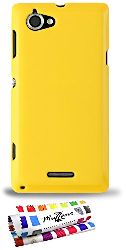 Comprar Muzzano F13762 - Funda para Sony Xperia L, color amarillo al mejor precio
