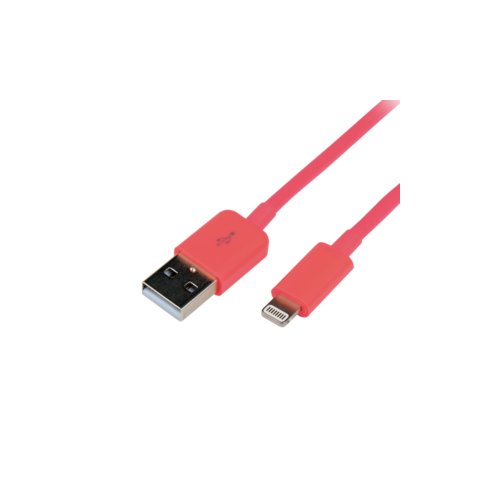 Comprar LogiLink UA0200  - Cable Apple Lightning a USB de 1 m, rosa al mejor precio