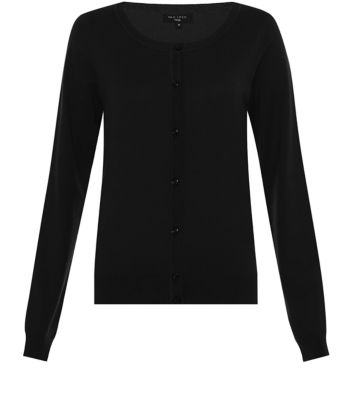 Comprar Tall Black Basic Crew Neck Cardigan al mejor precio