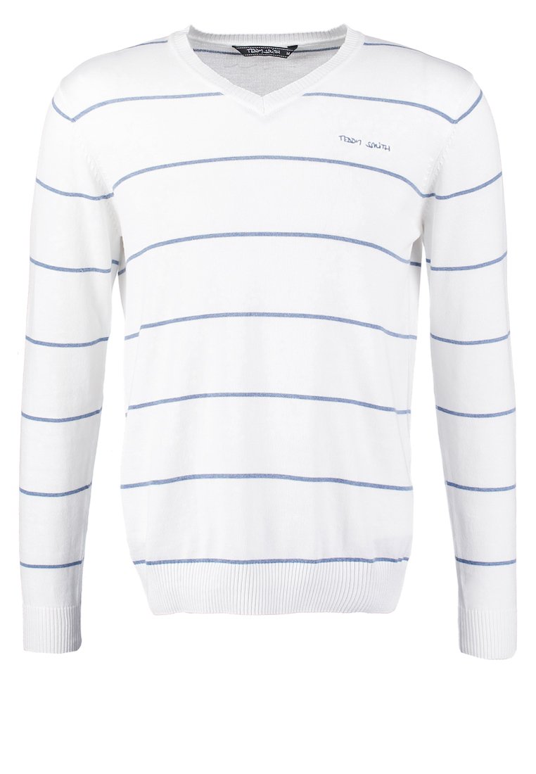 Comprar Teddy Smith PATBURRY Jersey de punto blanc/coronet blue chine al mejor precio