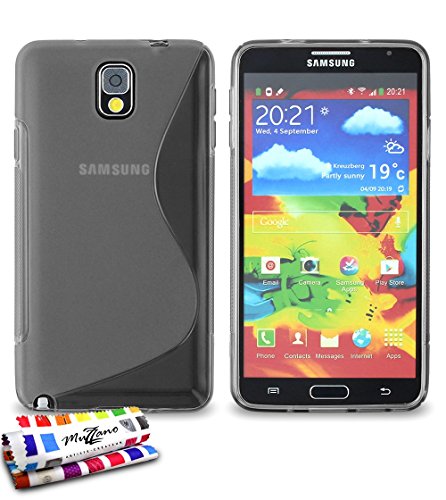 Comprar Muzzano Le S - Funda para Samsung Galaxy Note 3, color gris al mejor precio