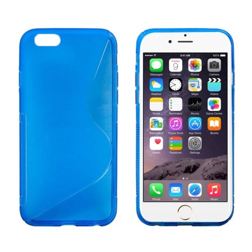 Comprar Bluetrade BT-TPU-AIP655L - Funda TPU tipo S para Apple iPhone 6 Plus 5.5, color azul al mejor precio