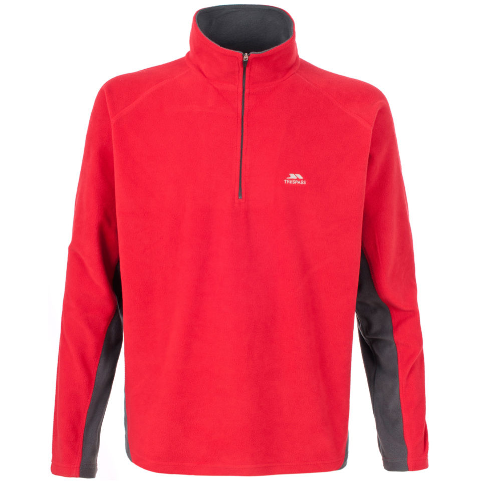 Comparar mejores precios Trespass Men's Tron AirTrap100 1/2l Zip 2 Tone Fleece Jumper - Red - S con descuentos Comprar Trespass Men's Tron AirTrap100 1/2l Zip 2 Tone Fleece Jumper - Red - S al mejor precio