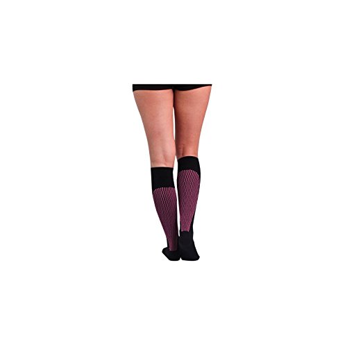 Comprar Medilast D321NP - Calcetines de running para mujer, color negro / rosa, talla M al mejor precio