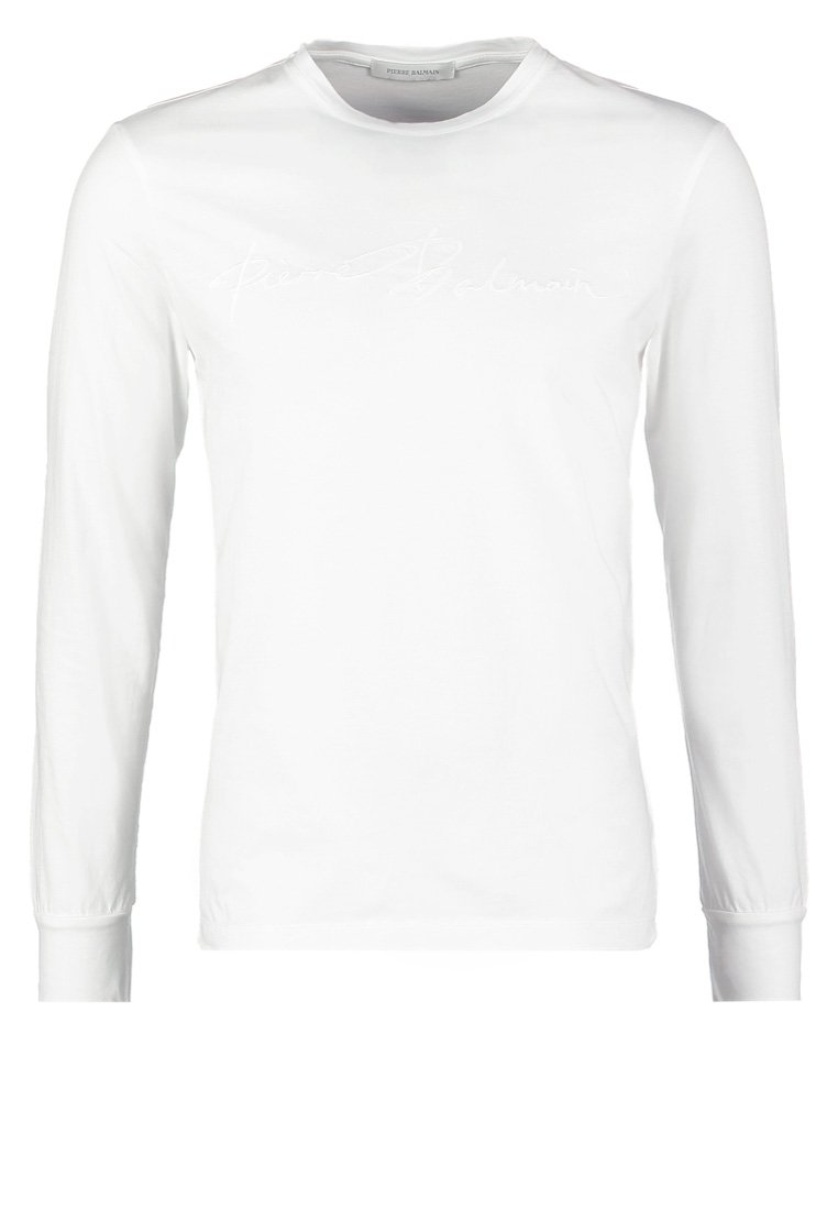 Comprar Pierre Balmain Camiseta manga larga raw white al mejor precio