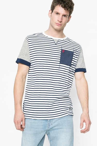 Comprar Desigual - Hombre - Camiseta marinera para hombre - Marte - Size XXL al mejor precio