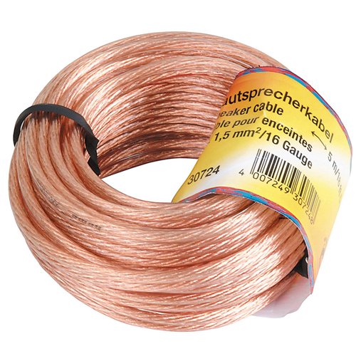 Comparar mejores precios Hama 030726 - Cable de audio OFC, 1,5 mm, 15 m con descuentos Comprar Hama 030726 - Cable de audio OFC, 1,5 mm, 15 m al mejor precio