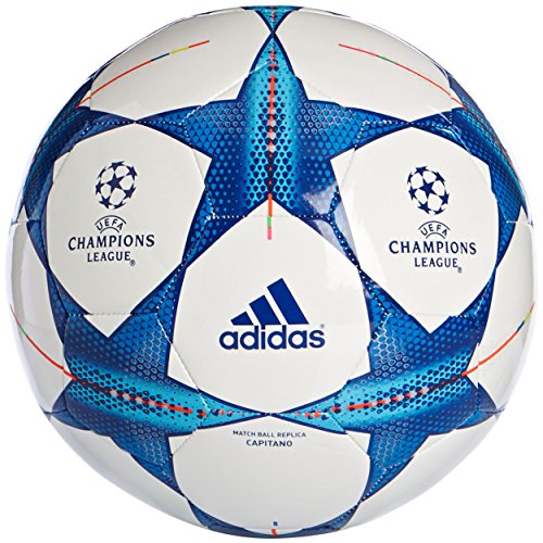 Comprar Adidas Finale 15 Capitano S90224  - Balón de fútbol, Color Blanco / Azul, Talla: 5 al mejor precio