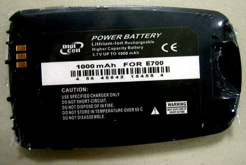 Comprar Bateria para Samsung E700, Color azul oscuro, Litio Ion al mejor precio