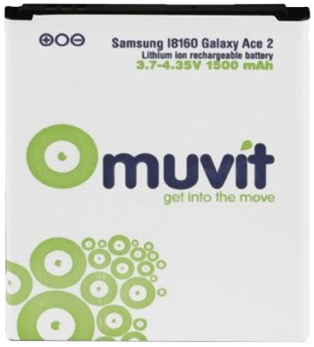 Comprar Muvit MUBAT0010 - Batería de litio para Samsung Galaxy Ace 2 i8160, 1500 mAh al mejor precio