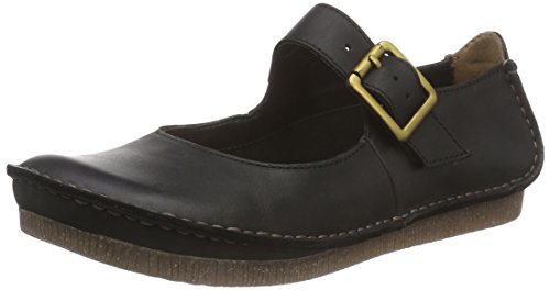 Comprar Clarks Janey June - sandalias con cierre al tobillo de cuero mujer, color negro, talla 36 al mejor precio