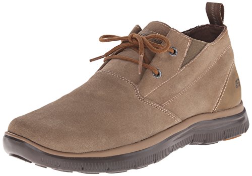 Comprar Skechers Hinton Franken - zapatilla deportiva de cuero hombre, color marrón, talla 39 al mejor precio