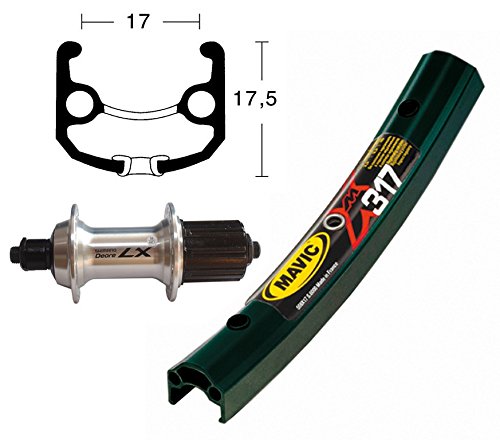 Comprar H Rueda de 26 x 1.75deore LX 8/9 F. Silb.SSP, 36 agujeros Mavic XM 317 Negro.Niro de spei. al mejor precio