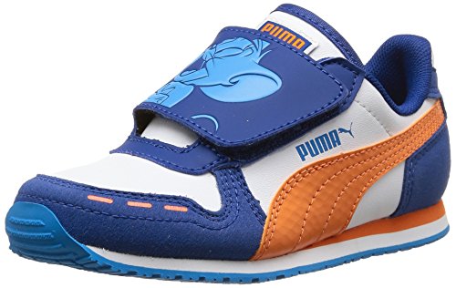 Comprar Puma Cabana Racer Tom & Jerry V Kids - zapatilla deportiva de material sintético Niños^Niñas, Azul (sodalite blue/vermillion orange/white), 20 al mejor precio