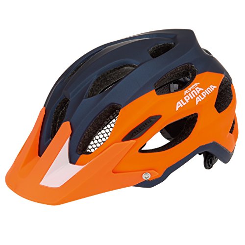 Comprar Alpina Helm Carapax - Casco de ciclismo, color Azul /Naranja, talla 52-57 cm al mejor precio