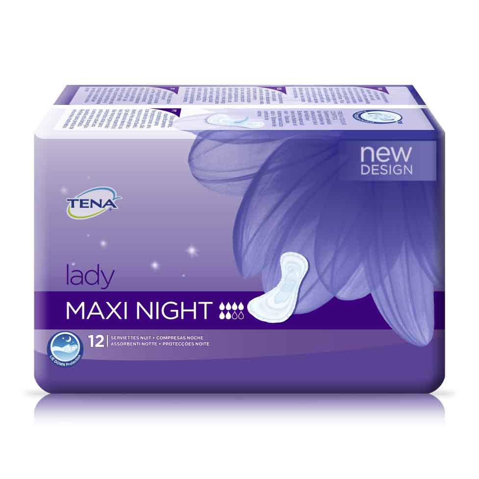 Comprar Tena Lady Maxy Night 12 uds. al mejor precio