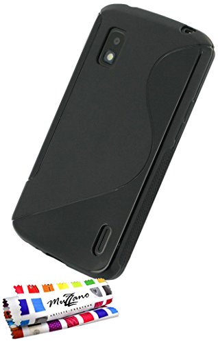 Comprar Muzzano F66S1-98108595 - Funda para Google Nexus 4, color negro al mejor precio
