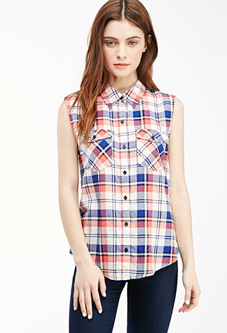 Comprar Camisa Sin Mangas Cuadros al mejor precio