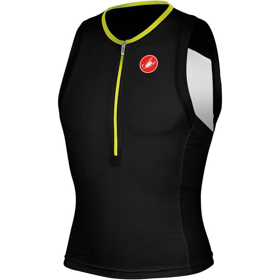 Comprar Castelli Free Tri Top - Yellow/Black - M al mejor precio