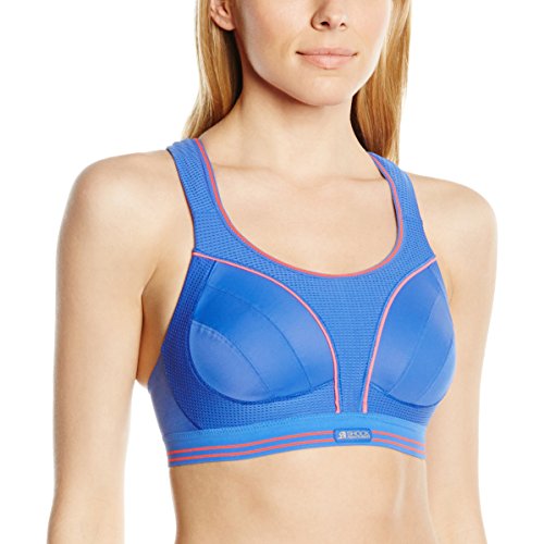 Comprar Shock Absorber Ultimate Run -  Sostén  de fitness para mujer, color Azul (Blue/Neon), talla UK: Talla 38D al mejor precio