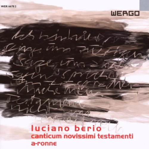 Comprar Berio : Canticum novissimi testamenti al mejor precio