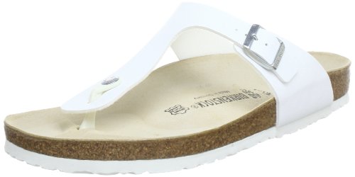 Comprar Birkenstock Gizeh Birko-Flor - Sandalias de dedo unisex, talla 41 (normal), color blanco al mejor precio